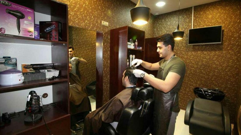 آرایشگاه مردانه هتل پارسیس مشهد